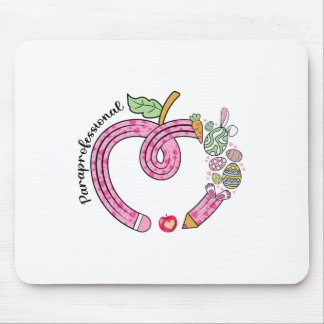 Paraprofessional Heart Happy Easter Day Pencil Eas マウスパッド