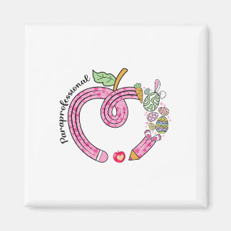 Paraprofessional Heart Happy Easter Day Pencil Eas マグネット