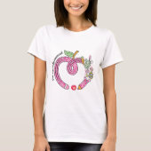 Paraprofessional Heart Happy Easter Day Pencil Eas Tシャツ (正面)