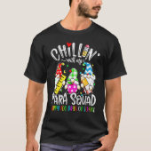 Paraprofessional Para Squad Chillin Gnome 100 Days Tシャツ (正面)