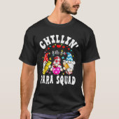 Paraprofessional Para Squad Chillin Gnomes Christm Tシャツ (正面)