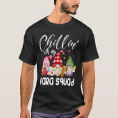 Paraprofessional Para Squad Chillin Gnomes Christm Tシャツ (正面)