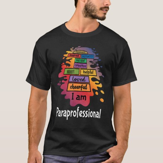 Paraprofessional Paraeducator Teacher Assistant Ai Tシャツ (正面)