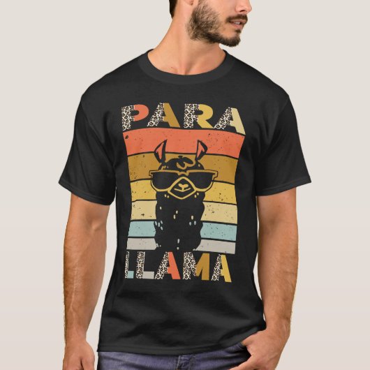 Paraprofessional Parallama Para educator Tシャツ (正面)