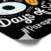 Paraprofessional Survived 67 Days Of School Humor  ポスター (角)