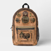 Parapunk style backpack プリントバックパック (正面)