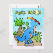 parasaurolophus ポストカード (正面/裏面)