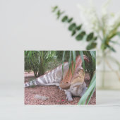 Parasaurolophus – 恐竜 – 学のカード ポストカード (スタンド正面)