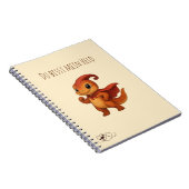 Parasaurolophus Dino Notizbuch „Du bist mein Held“ ノートブック (右側)