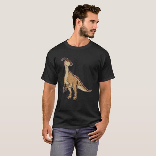 Parasaurolophus Dinosaur  Ancient Saurian Tシャツ (正面フル)