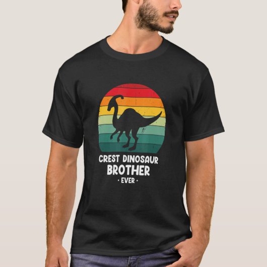Parasaurolophus for Cest Dinosaur Brother ever 1 Tシャツ (正面)