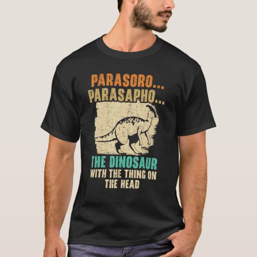 Parasaurolophus Future Paleontologist Dinosaur Ext Tシャツ (正面)