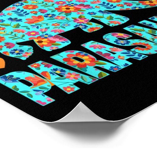 Parasaurus Paraprofessional Paraeducator Dinosaur  ポスター (角)