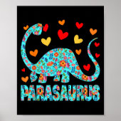 Parasaurus Paraprofessional Paraeducator Dinosaur  ポスター (正面)