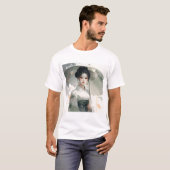 Parasol Grace – 花柄の静寂 Tシャツ (正面フル)