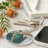 Parasol mushroom, Swedish Archipelago, Sweden キーホルダー (正面右)