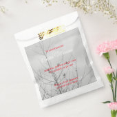 Parastas gift bags red フェイバーバッグ (封をした状態)