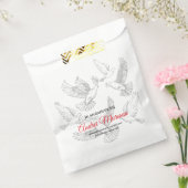 Parastas gift bags red フェイバーバッグ (封をした状態)