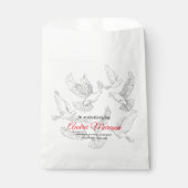 Parastas gift bags red フェイバーバッグ (正面)
