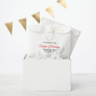 Parastas gift bags red フェイバーバッグ
