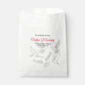 Parastas gift bags red フェイバーバッグ (正面)
