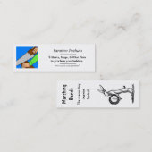 Paratimeのしおり スキニー名刺 (正面/裏面)