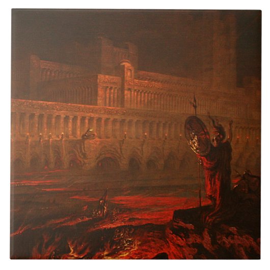 Parau naのteのVaruaのino (悪魔の単語)、1892年 タイル (正面)