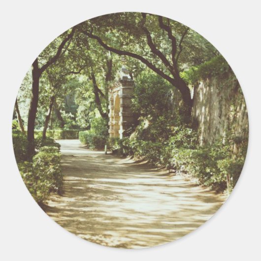 Parc del Laberint d'Horta ラウンドシール (正面)