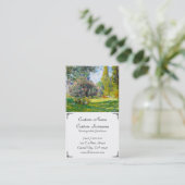 Parc Monceau、パリクロード・モネ 名刺 (スタンド正面)