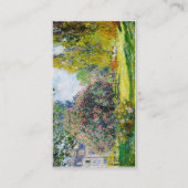 Parc Monceau、パリクロード・モネ 名刺 (裏面)