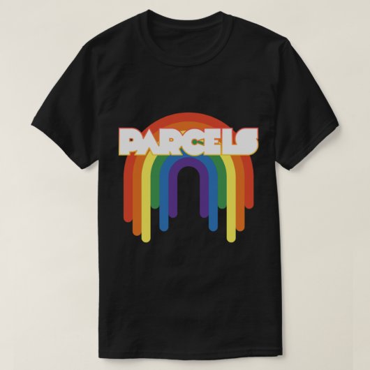 Parcels rainbow theme Classic T-Shirt Tシャツ (デザイン正面)