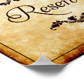 Parchmentスクリプト予約結婚記号の8x10 ポスター (角)