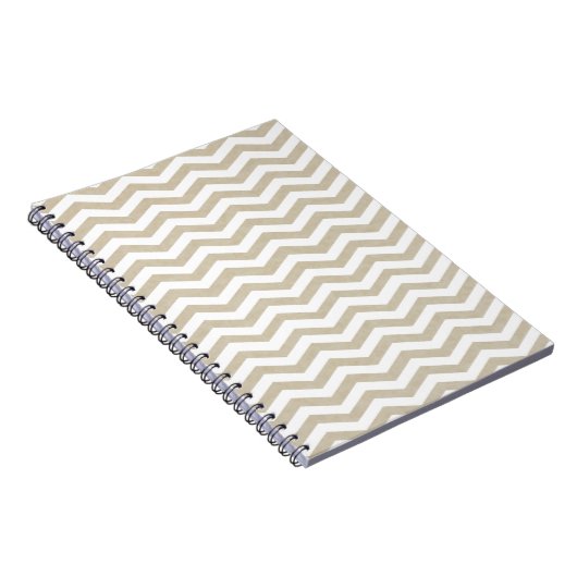 Parchment Chevron Notebook ノートブック (右側)