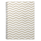 Parchment Chevron Notebook ノートブック (正面)