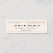 Parchment Grad Name Contact Card コーリングカード (裏面)