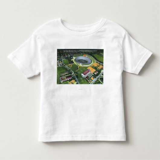 Pardeeのバラ園の東の石公園の眺め トドラーTシャツ (正面)