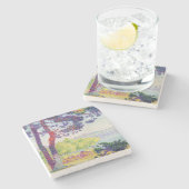 Pardigon、Var 1907年の午後 ストーンコースター (横)