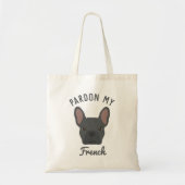 Pardon my French Tote Bag トートバッグ (正面)