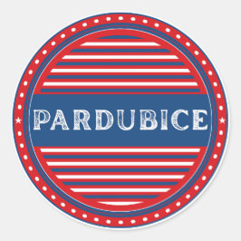 Pardubice City Pride Emblem – Czech Identity ラウンドシール
