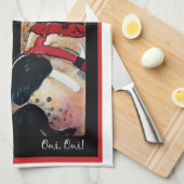 Pareeの子犬の台所タオル キッチンタオル (四つ折り)