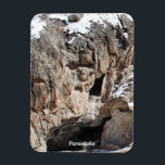 Pareidolia マグネット<br><div class="desc">Pareidolia
Is the mind's ability to see an image within natural
and random objects.
H.B. Miller  2000  Talking Canyons,  New Mexico</div>