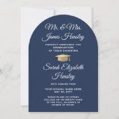 Parenny Blue写真卒業発表 招待状 (正面)