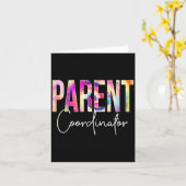 Parent Coordinator Tie Dye Back To School Apprecia カード (黄色い花)
