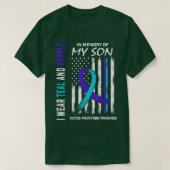 Parents In Memory Of Son Suicide Awareness Prevent Tシャツ (デザイン正面)