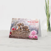 Parents Mom and Dad Mother and Father Valentines カード (正面)