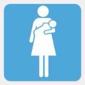 Parents Room Signスタンプ スクエアシール (正面)