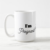 Parents-to-be Faux Lace コーヒーマグカップ (左)