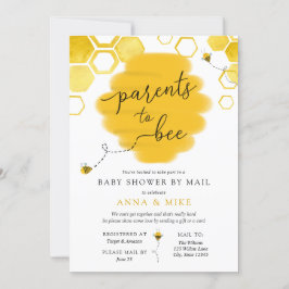 Parents to Bee Baby Shower by Mail 招待状