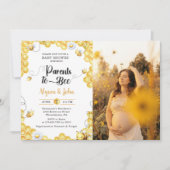 Parents To Bee Baby Shower Photo Invitation 招待状 (正面)