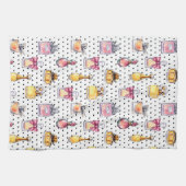 Parfumのボトルパターン キッチンタオル (横)